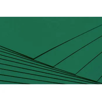 Karton Tvrdý kreativní papír smaragdově zelený A4 - 300g