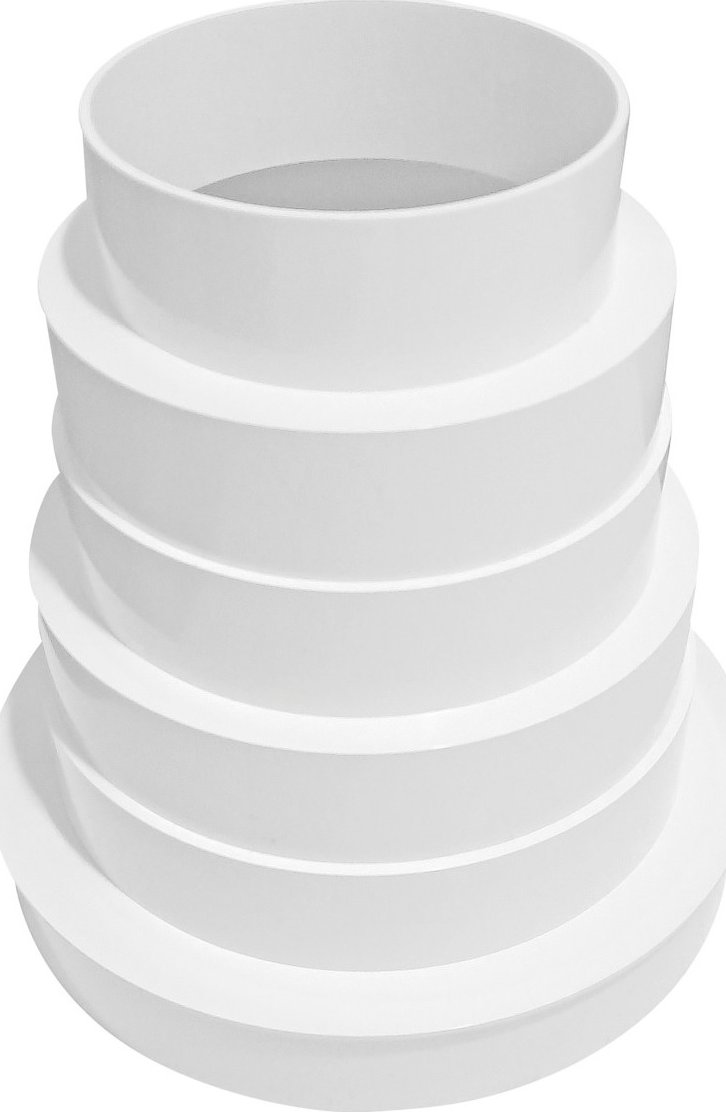 Haco Plastová redukce RP 80/100/110/120/125/150 mm PVC