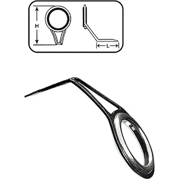 Očko vázací na jedné stopce slim TS vel.6 (Vázací očko na jedné stopce Titanium Oxide)
