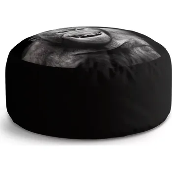 Sedací pytel Kulatý taburet Circle Orangutan: 38x48 cm - Sablio