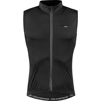 cyklistický dres Force VISION černá XXL