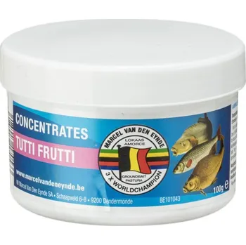 Návnadová surovina MVDE posilovač Concentraten Tutti-Frutti 100g