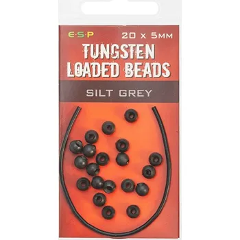 ESP tungstenové korálky Tungsten Loaded Bead 5 mm Silt Grey