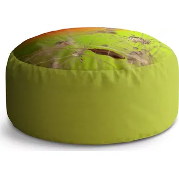 Sedací pytel Kulatý taburet Circle Odkvetlé pampelišky: 38x48 cm - Sablio