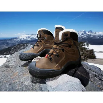 Pracovní obuv Bezpečnostní pracovní obuv ocelové čepice S3 e.s. Okomu mid velikost 50 hnědá Strauss