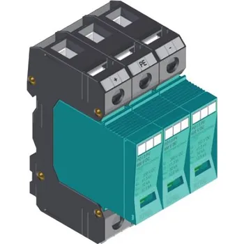 Přepěťová ochrana KIWA Svodič I+II PO I 3 PV 800V DC/12,5kA bleskových proudů, varistorový, pro fotovoltaiku 81.266