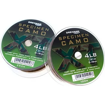 Drennan vlasec Specimen Camo XT 4lb, 0,18mm, 100m
