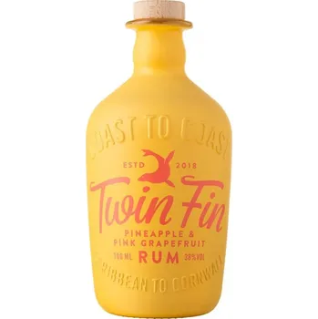 Rum Twin Fin Pineapple & Grapefruit 38% 0,7l (holá laáhev)