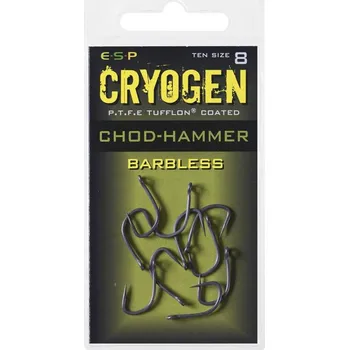 Rybářský háček ESP háčky bez protihrotu Chod-Hammer Cryogen Barbless vel.8
