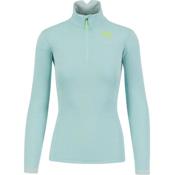 Dámská mikina Dámská mikina KARPOS W Pizzocco Half Zip, Aqua Sky velikost: S