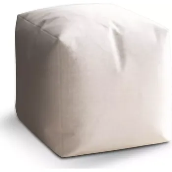 Taburet Taburet Kostka Bílá: 40x40x40 cm - Sablio