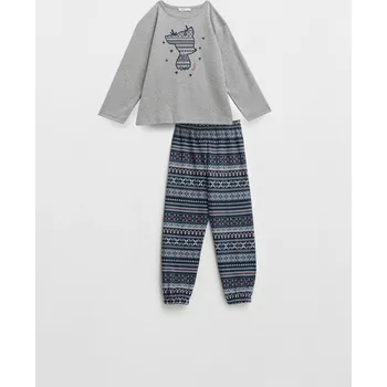 Chlapecké pyžamo Vamp - Dvoudílné dětské pyžamo - Darby 17576 - Vamp gray melange 4