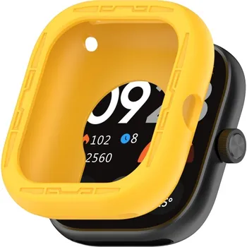 VSECHNONAMOBIL 70785 TPU HALF COVER Kryt pro Redmi Watch 4 žlutý