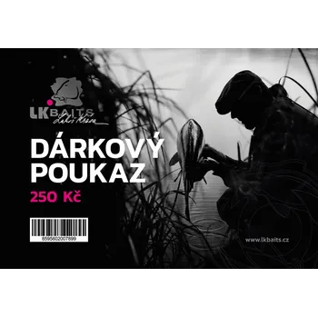 Boilies LK Baits dárkový elektronický poukaz 250
