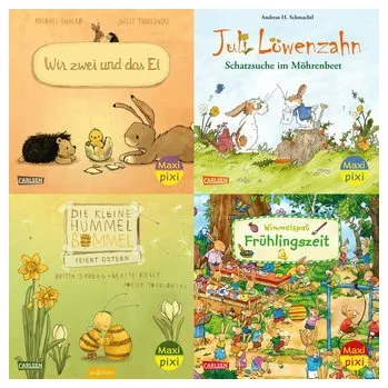 První čtění Maxi-Pixi-4er-Set 108: Frühlingszeit (4x1 Exemplar) - Diverse