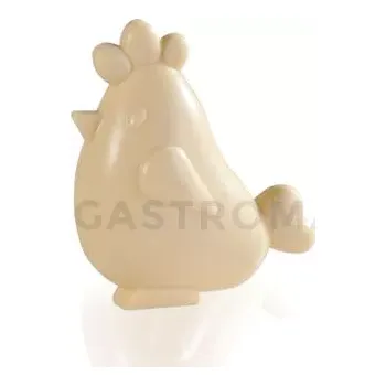 Čokoládová tyčinka Polykarbonátová forma na čokoládové 3D figurky - Slepice, 4 ks x 75g, 94x108x106 mm - 20-C1956 | MARTELLATO, 3D Polycarbonate