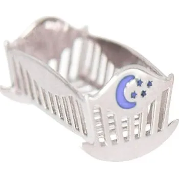 Kolébka pro miminko Stříbrná kolébka pro chlapečka, peřinka s rytinou Kolébka: bez rytiny