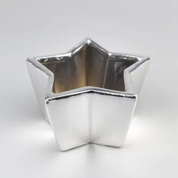 Vánoční dekorace Miska stříbrná