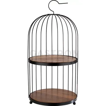 Servírovací stolek Kovový bufetový stojan ø260x540 mm | APS, Birdcage