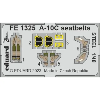 Plastikový model 1/48 A-10C seatbelts STEEL (HOBBYB)