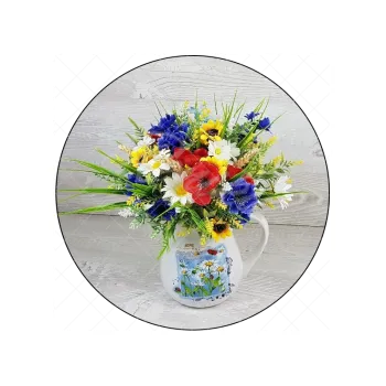 Jedlá dekorace na dort KVĚTINA 13, VARIANTA Jedlý papír 837