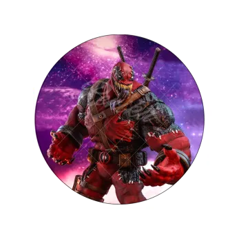 Jedlá dekorace na dort DEADPOOL, VARIANTA Jedlý papír 720