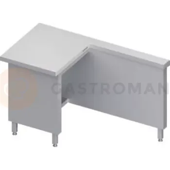 Výdejník vody Stůl pod pokladnu vnější - levý, vrchní deska ze žuly, 1400x735x880 mm | STALGAST, ST 248