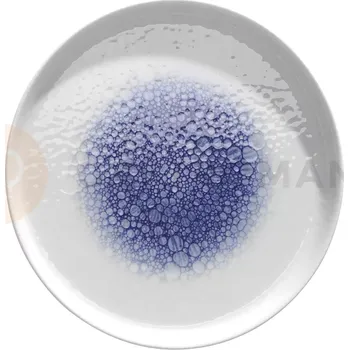 Talíř Talíř z porcelánu s vysokým okrajem, Ø 19 cm, bílo-modrý | FINE DINE, Serenity