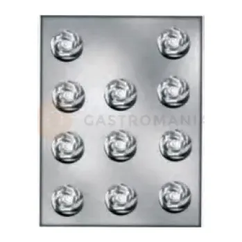 Výrobník cukrové vaty Forma na pralinky a čokoládky - růže, 11x 37x12 mm - 9013020 Rose | SILIKOMART, EasyChoc