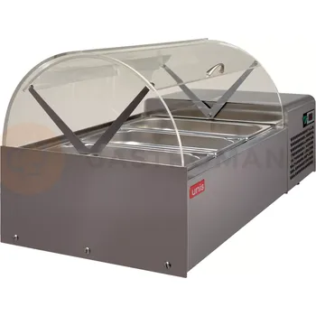 Plexi nástavba pro chladící vitrínu 1000 mm | UNIS, Rhein 100