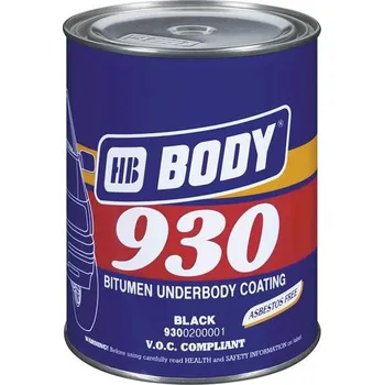 Karosářský tmel Tmel BODY 930 Bitumen černý 1kg