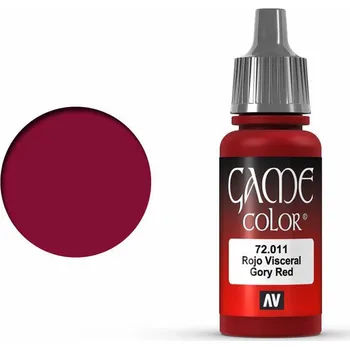 Modelářská barva Vallejo: Game Color Gory Red