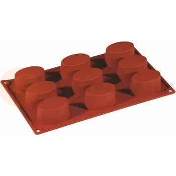 Kuchyňská sůl Silikonová forma Formaflex na monoporce - 300x175 mm, 9 ks x 65x41x34 mm, 52 ml - FR041 | PAVONI, Ovale
