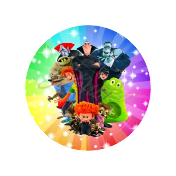 Jedlá dekorace na dort HOTEL TRANSYLVANIA, VARIANTA Jedlý papír 912