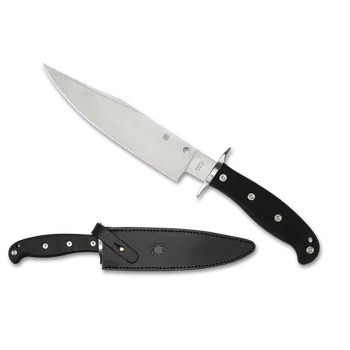 Pracovní nůž Spyderco Respect, pevný nůž s pouzdrem, hladké ostří FB44GP