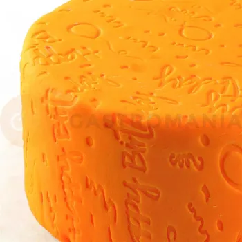 Výroba svíčky Silikonová cukrářská podložka se vzorem - Happy Birthday, 400x200 mm - 40-W149 | MARTELLATO, Tappeti Decoro