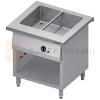 Výdejník vody Stůl s vodní lázní 2xGN 1/1, jednokomorový, vrchní deska ze žuly | STALGAST, ST 212