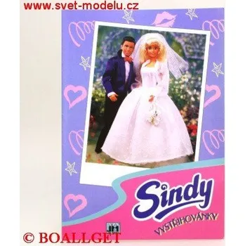 omalovánky Vystřihovánka Sindy nevěsta 33226