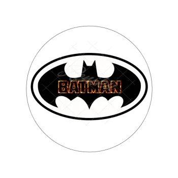 Jedlá dekorace na dort BATMAN - znak, VARIANTA Jedlý papír 721