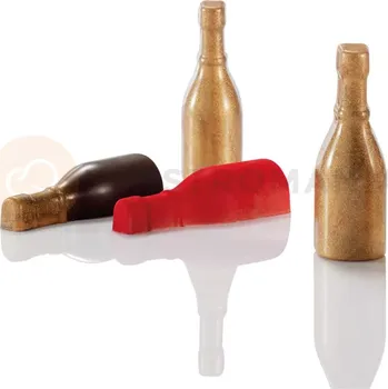 Výrobník cukrové vaty Polykarbonátová forma na 3D pralinky, láhev - 120 g - MA3011 | MARTELLATO, Xmas Bottles
