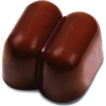 Čokoládová tyčinka Tritanová forma na pralinky - 21 ks, 26x26x16 mm, 10 gr - PC59FR | PAVONI, Bonbons