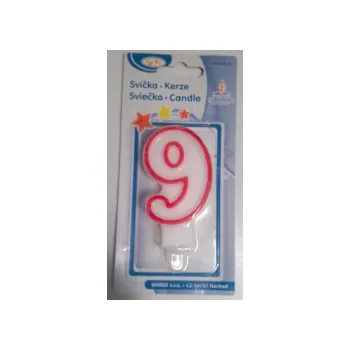 Dortová svíčka SVÍČKA - 9 svíčka 9