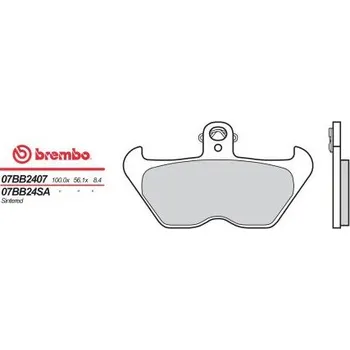 Motodíl Přední brzdové destičky Brembo BMW 1200 R 1200 C 1998 - 2002 směs 07