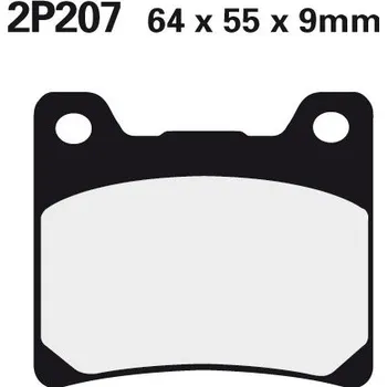 Brzda pro motocykl Zadní brzdové destičky Nissin Yamaha TDM 850 1996 - 2001 směs NS