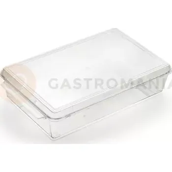 Nádoba na led Plastová krabička s víčkem na tiramisu, 27,5 x 18 x5,5 cm, balení 25 kusů | ALCAS, 132/3