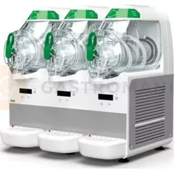 Barová židle Potrojný dávkovač na granitu, sorbety, koktejly, šejky 3x 6 l, 600x500x600 mm | BRAS, B-FROZEN Digital