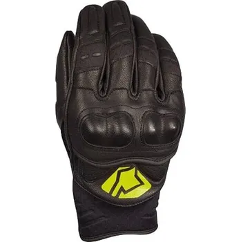 Moto oblečení YOKO Krátké kožené rukavice YOKO BULSA černý / žlutý XXL (11)