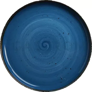 Talíř Talíř z porcelánu s vysokým okrajem, Ø 21 cm, modrý | FINE DINE, Kolory Ziemi Iris