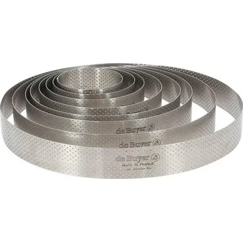 Forma na pečení Pečící perforovaný ráfek de Buyer (různe průměry) Průměr: Ø 24,5 cm - doprava zdarma od 2 500 Kč