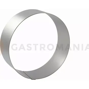 Výroba svíčky Cukrářský ráfek kulatý - 140 mm x 40 mm - 1H4X14 | MARTELLATO, STAINLESS STEEL BANDS